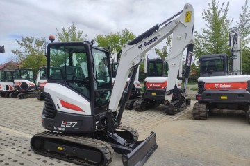 Koparka / Minikoparka BOBCAT E27 + 3 łyżki / Gwarancja/leasing/dealer